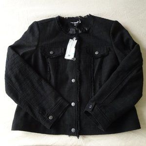 NWT Karl Lagerfeld Black Jacket Size 16